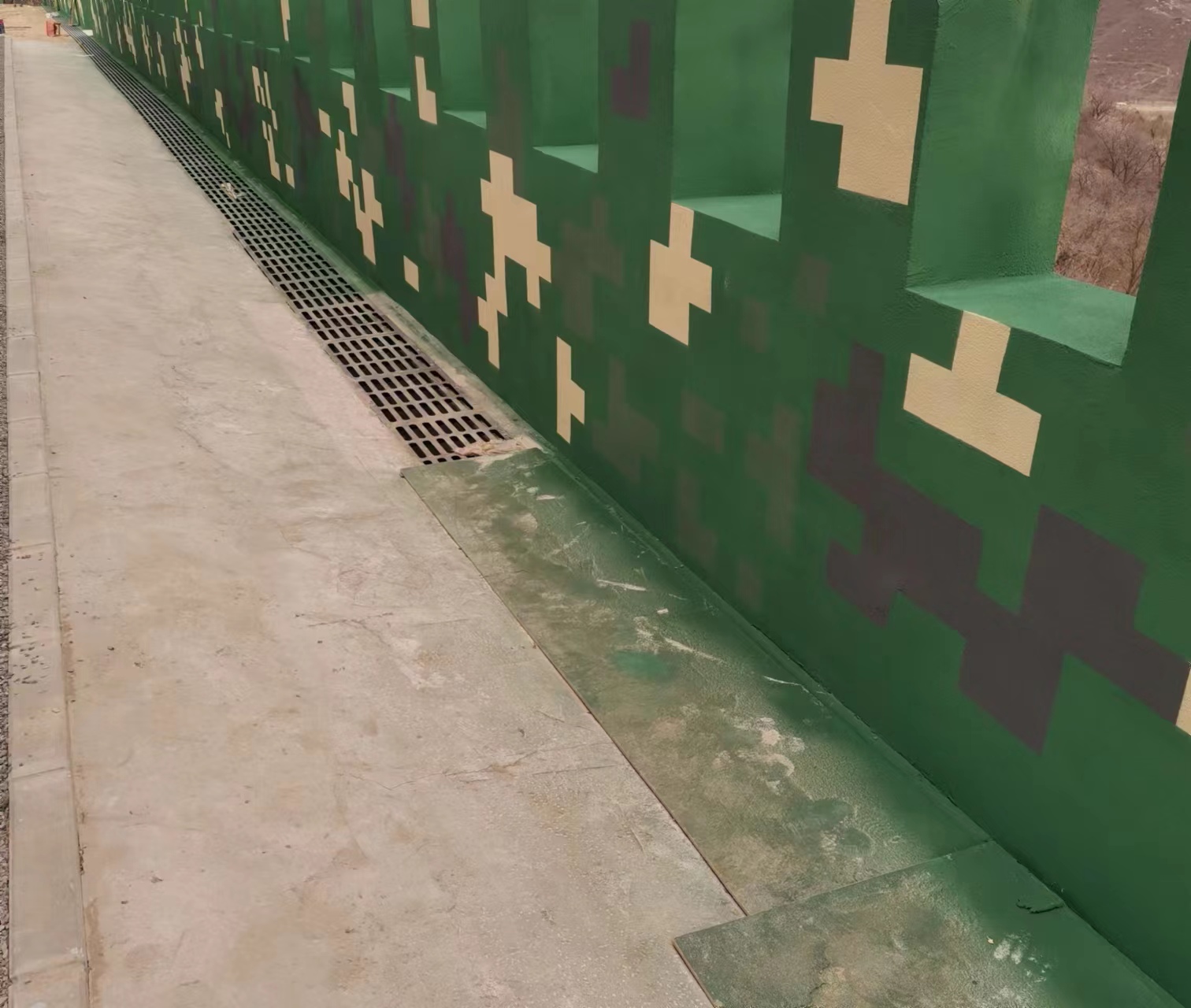 南阳围墙迷彩喷涂,数迷彩漆